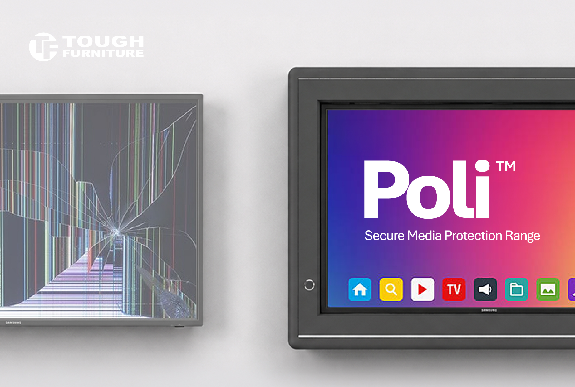 Tough Furniture launches new Poli™ range of secure media protection cabinets