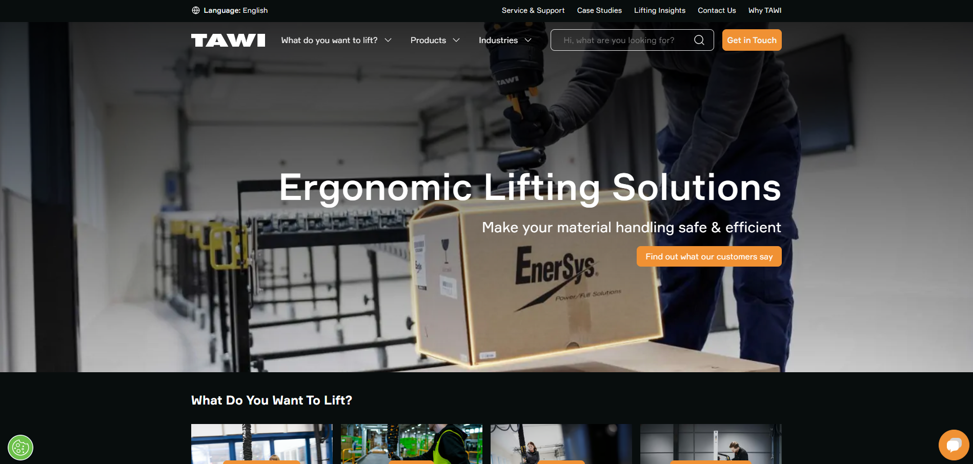 TAWI UK Website Screenshot from February 2026