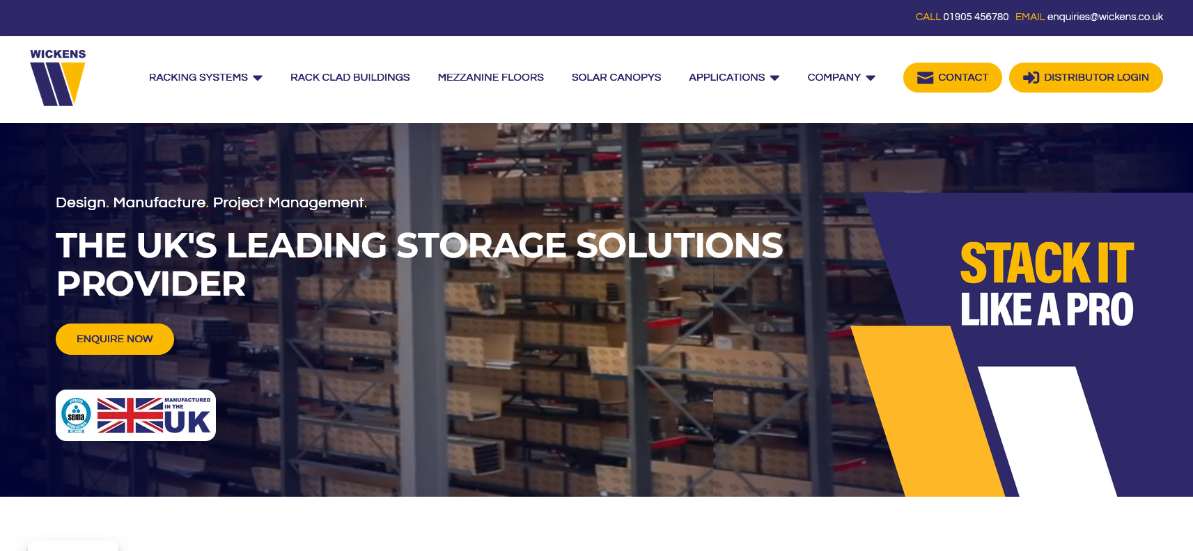 Wickens Engineering Ltd Website Screenshot 001