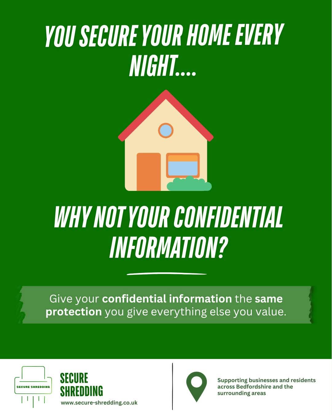 When sensitive documents are no longer needed, simply putting them in the bin isn't enough