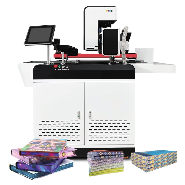 Digital book edge printer