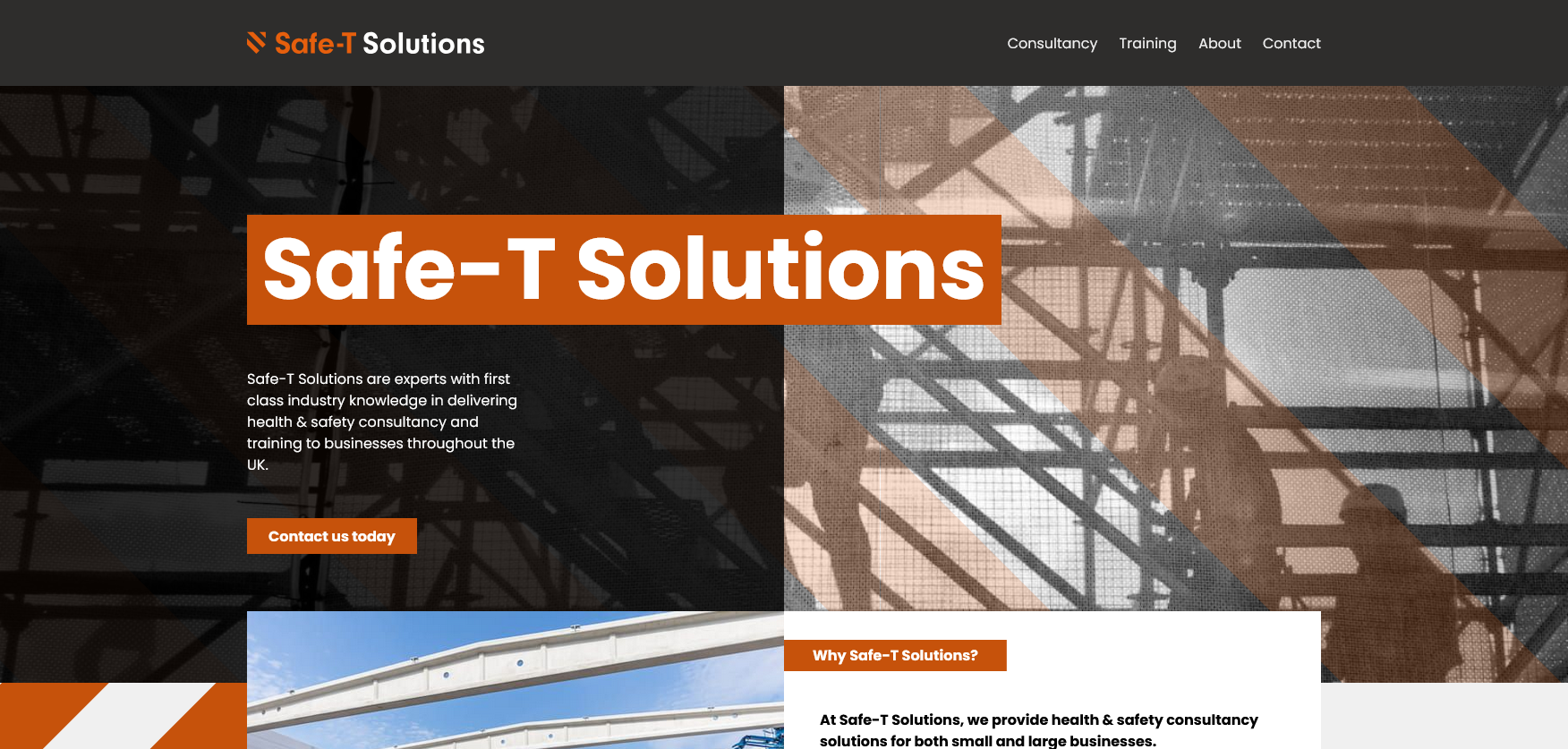 Safe-T Solutions Website Screenshot 001
