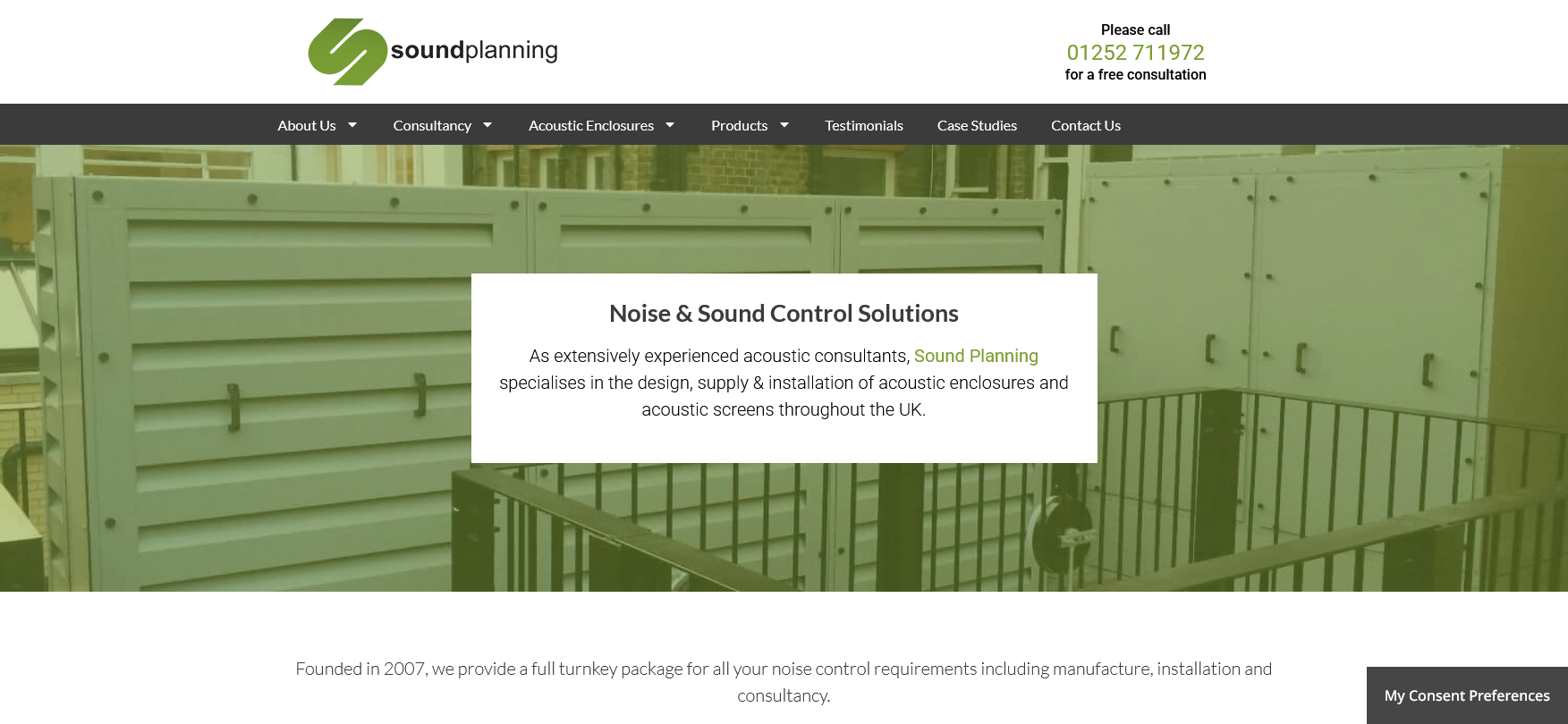 Sound Planning Ltd Website Screenshot 001