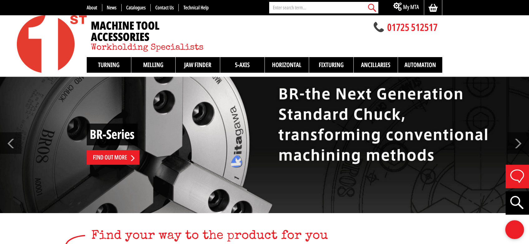 1st Machine Tool Accessories Ltd Website Screenshot 001