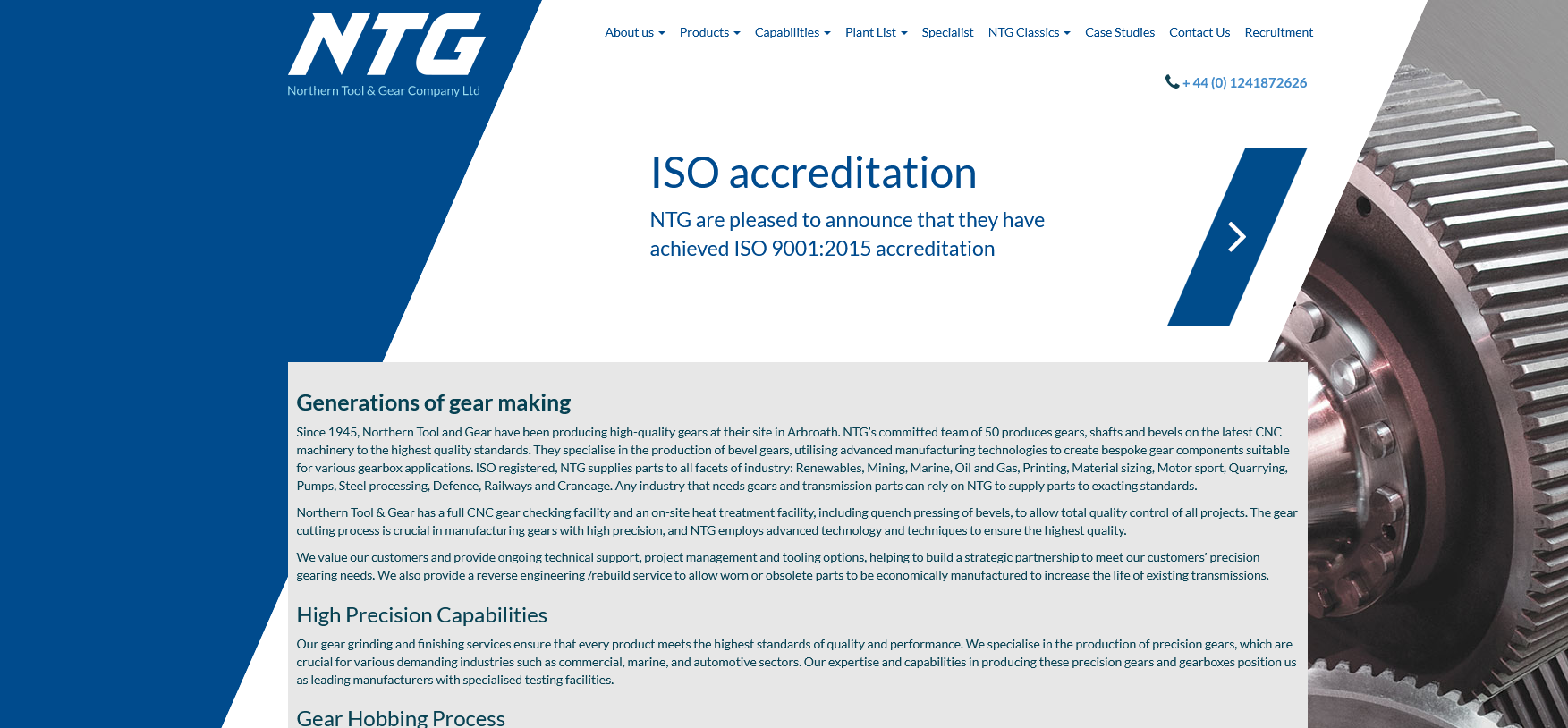 Home Northern Tool & Gear Company Ltd Website Screenshot 001