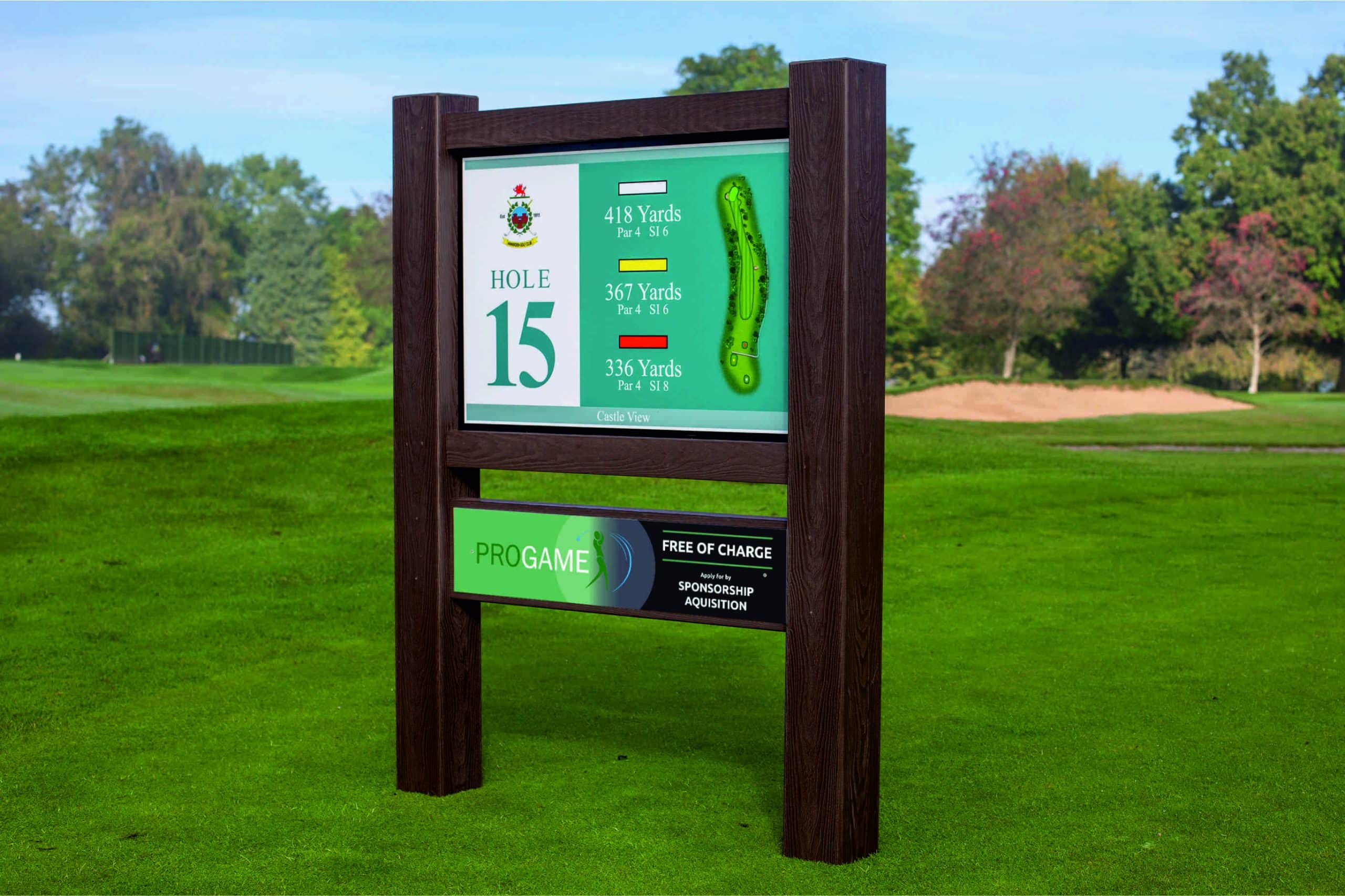 Hands Up – Who’d Like Some Free Championship-Grade Golf Signage?