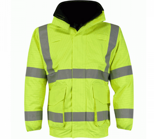 ORBIT ATOLL HYDRA MATRIX BOMBER JACKET YELLOW