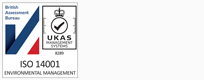 British Assessment Bureau - ISO 14001 QUALITY MANAGEMENT - UKAS MANAGEMENT SYSTEMS Logo