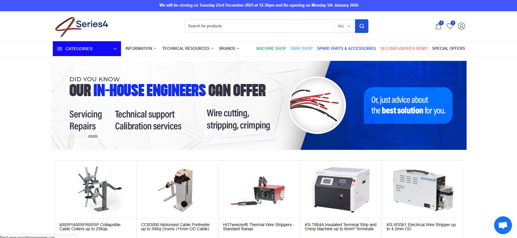 Series 4 Ltd Website Screenshot 001