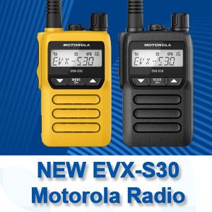 two way radio hire, motorola evx-s30, communic8 hire