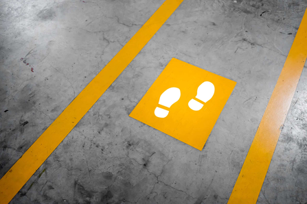 Demarcation & Line Marking for Pedestrian Walkways, Trucking Routes & Machine Areas