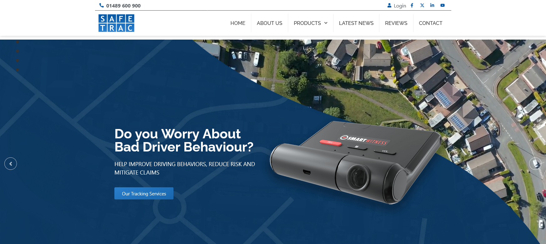Safetrac Solutions Ltd Website Screenshot 001