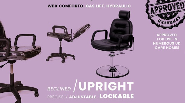 The WBX Comforto – Upright, Reclining, Lockable and Precisely Adjustable