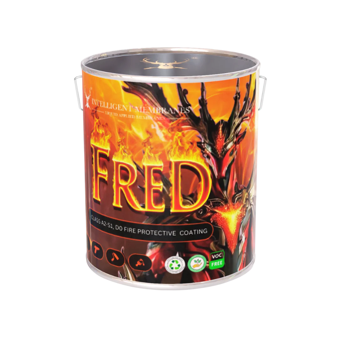 FRED - Fire Retardant Thermal Barrier Intumescent Coating (Class A2-S1, D0) Timber & Spray Foam