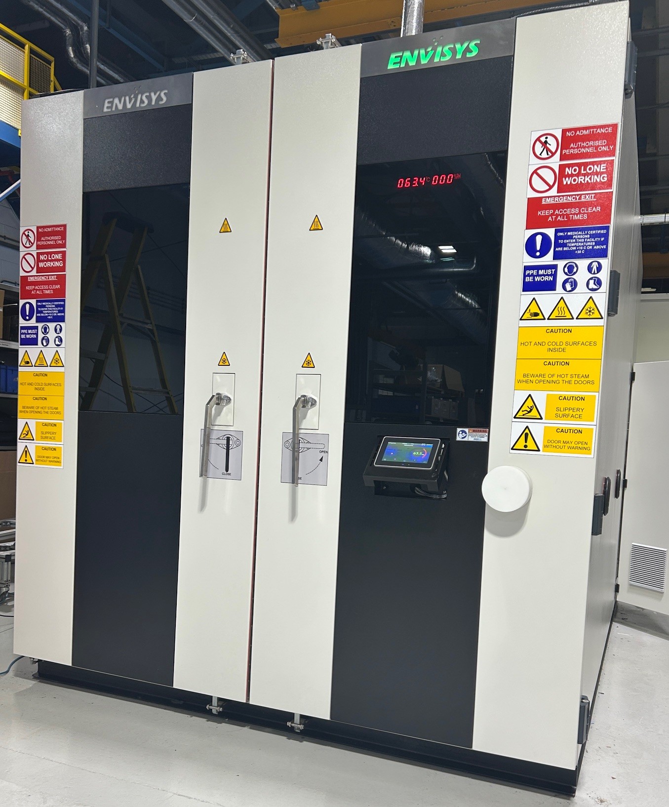 8,000 Litre Walk-In Test Chamber supplied by JB Environmental Engineering Ltd