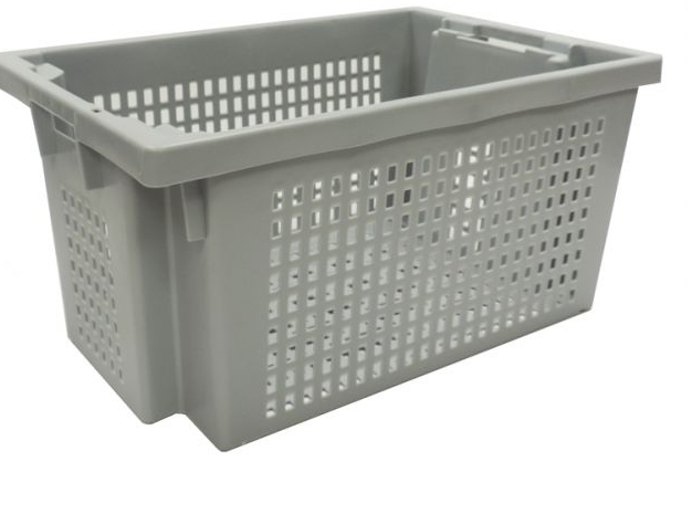 180 Perforated Stack Nest Container (50L, Grey) 600 x 400 x 300mm in Preston