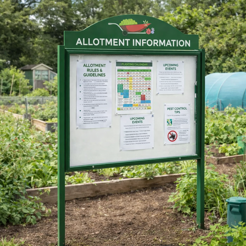 Post Mounted Tradition 30 External Notice Board