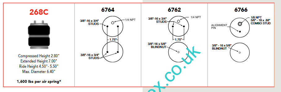 Firestone DR RideRite Air Springs