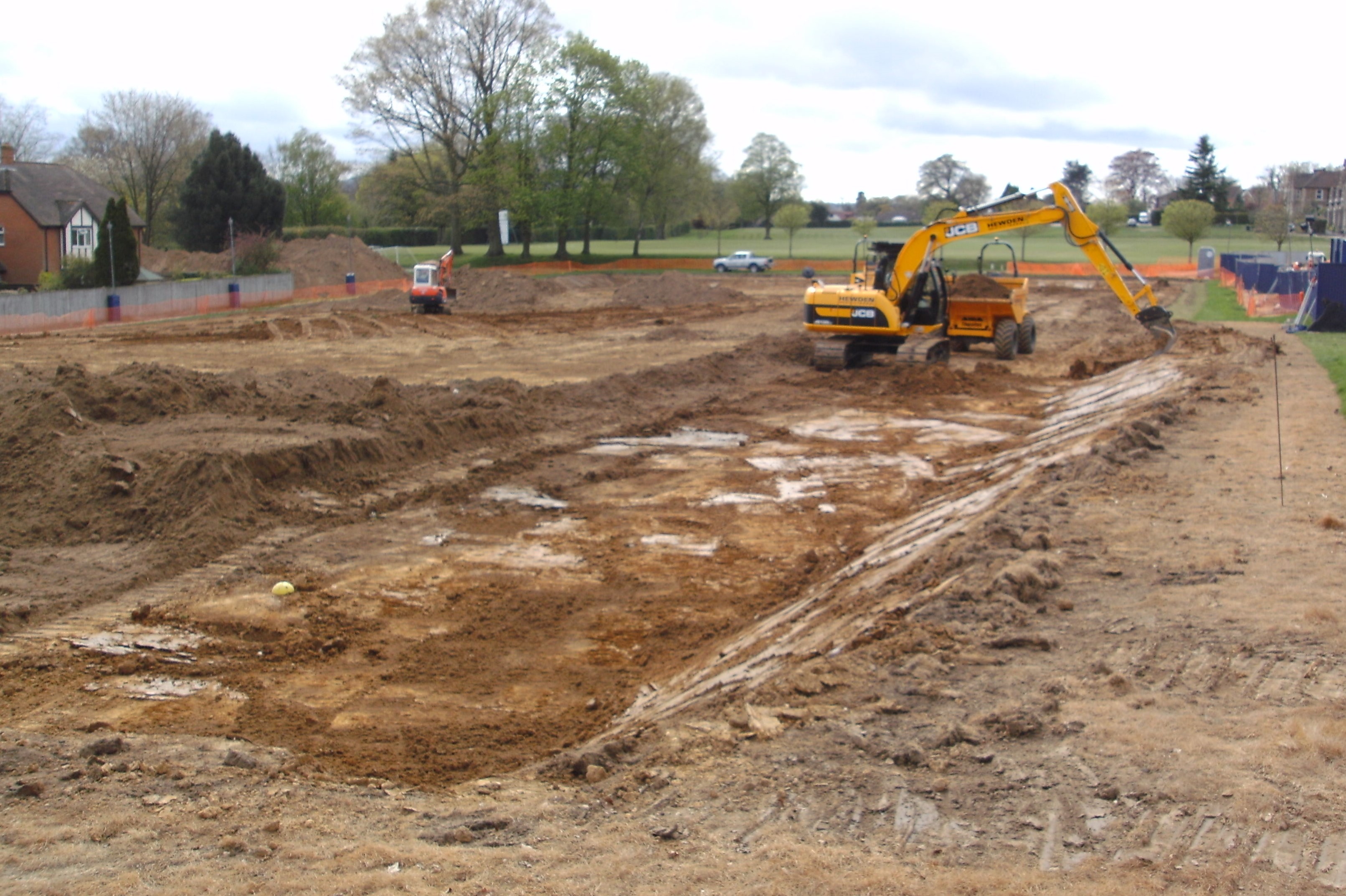 Sports Pitch Cut & Fill