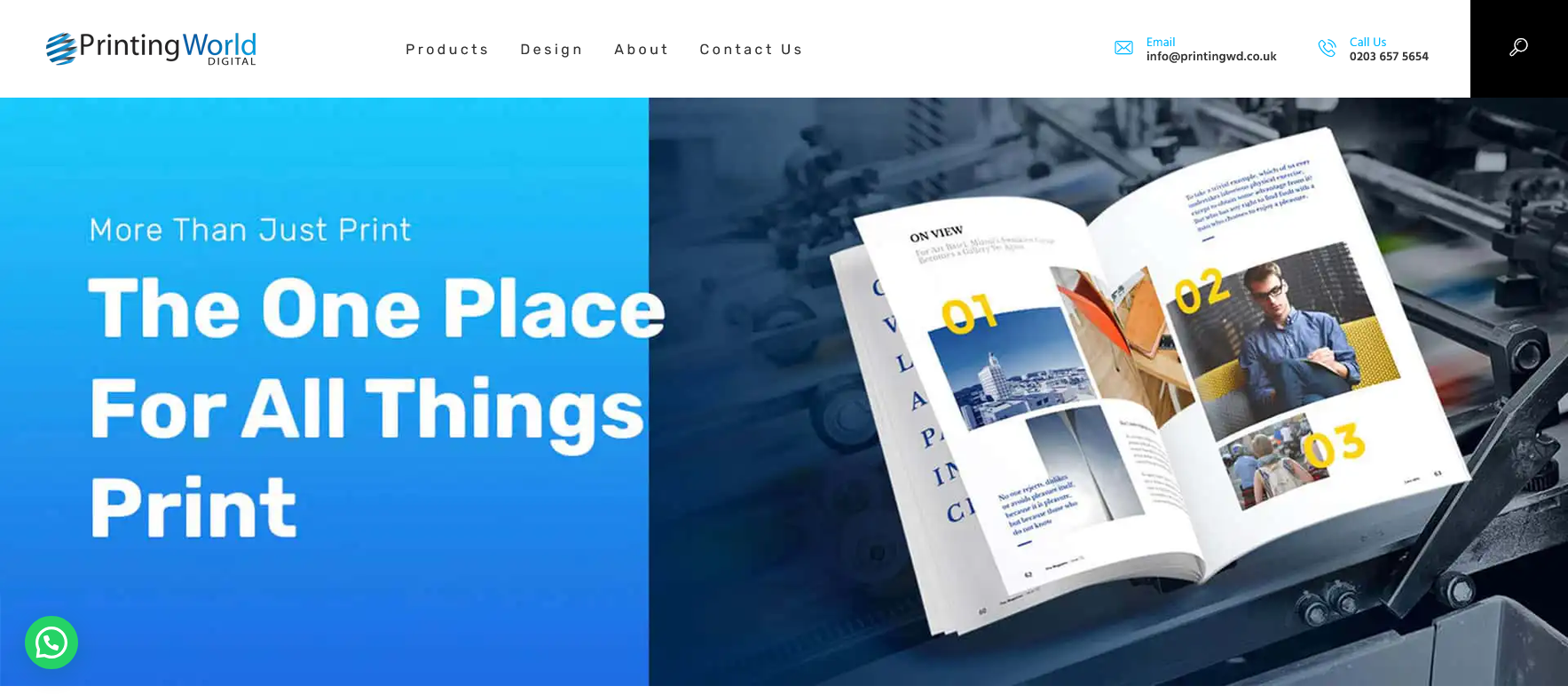 Printing World Digital Website Screenshot 001