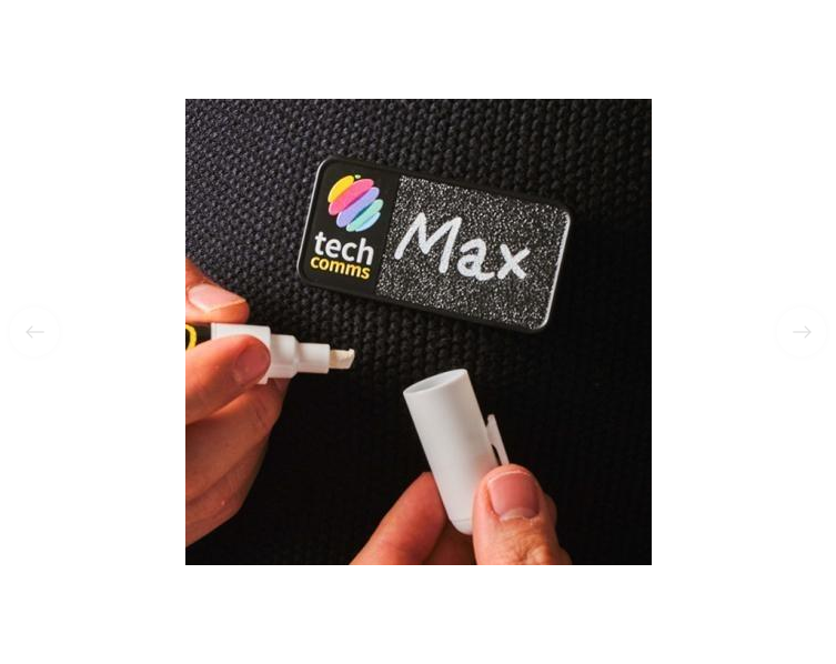 100% Recycled Chalkboard Name Badge E157902