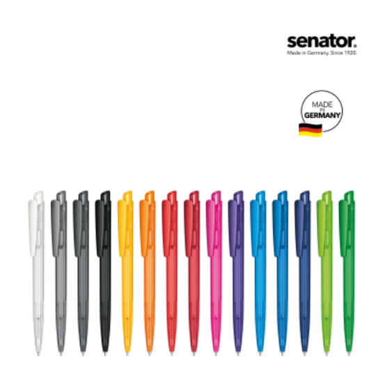 Senator® Dart Clear Transparent Push Ball Pen