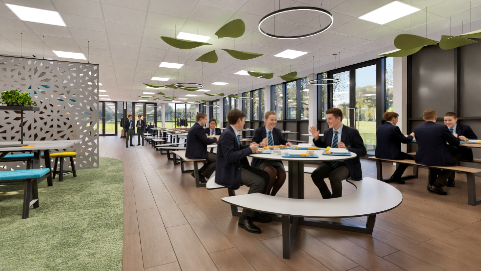 Bespoke enclosed learning spaces by A&S Landscape designed for teaching, reading and group activities.