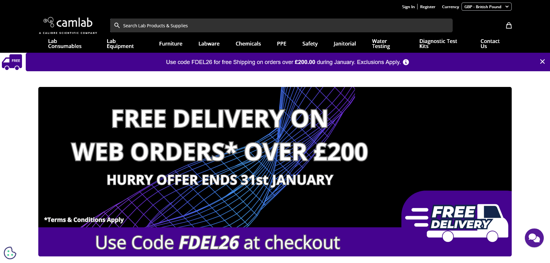 Camlab Ltd Website Screenshot 001