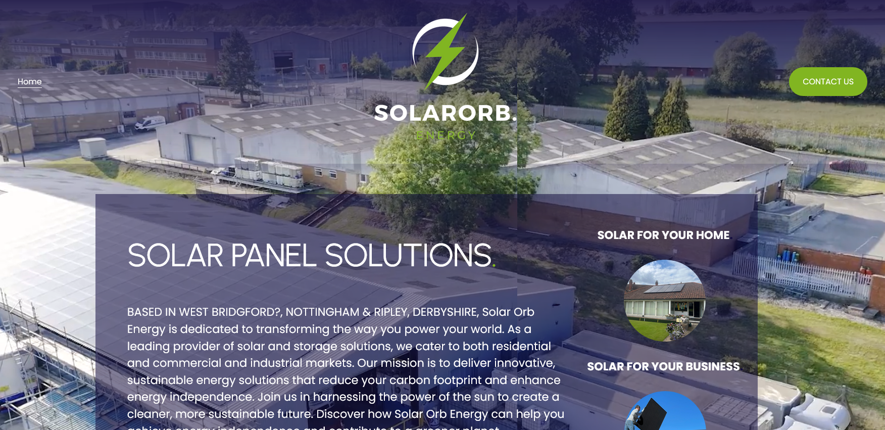 Solar Orb Website Screenshot 001