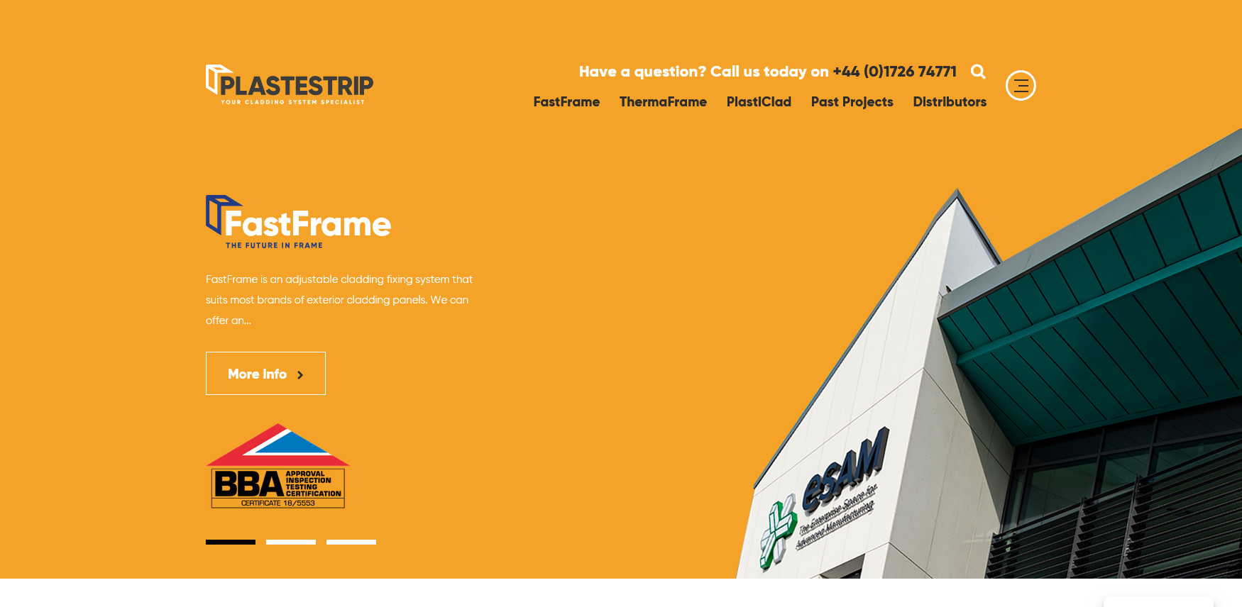 Plastestrip Profiles Website Screenshot 001