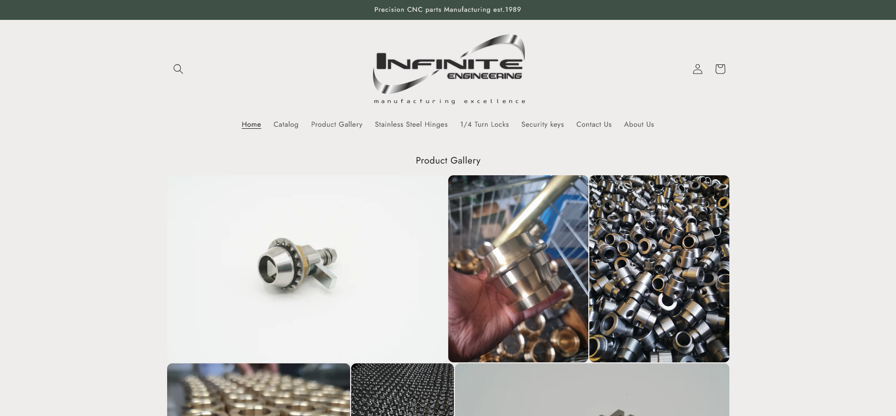 Infinite Engineering Website Screenshot 001