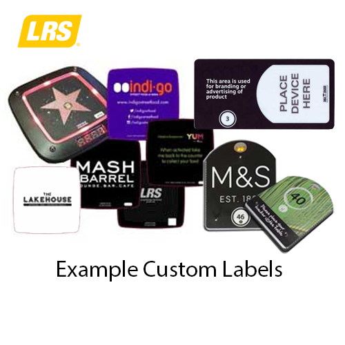 custom labels for LRS paging systems