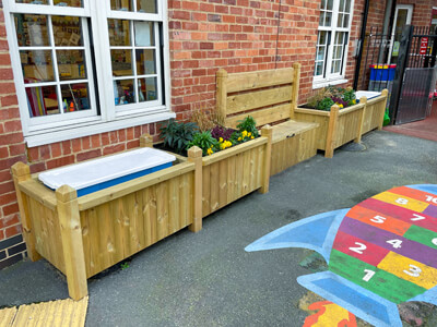 Outdoor Planter Storage