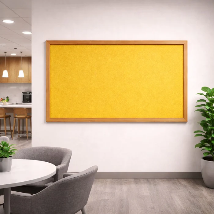 Wood Frame Acoustic Notice Board