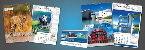 promotional calendars, corporate calendars, advertising calendars, calendar lady promotions