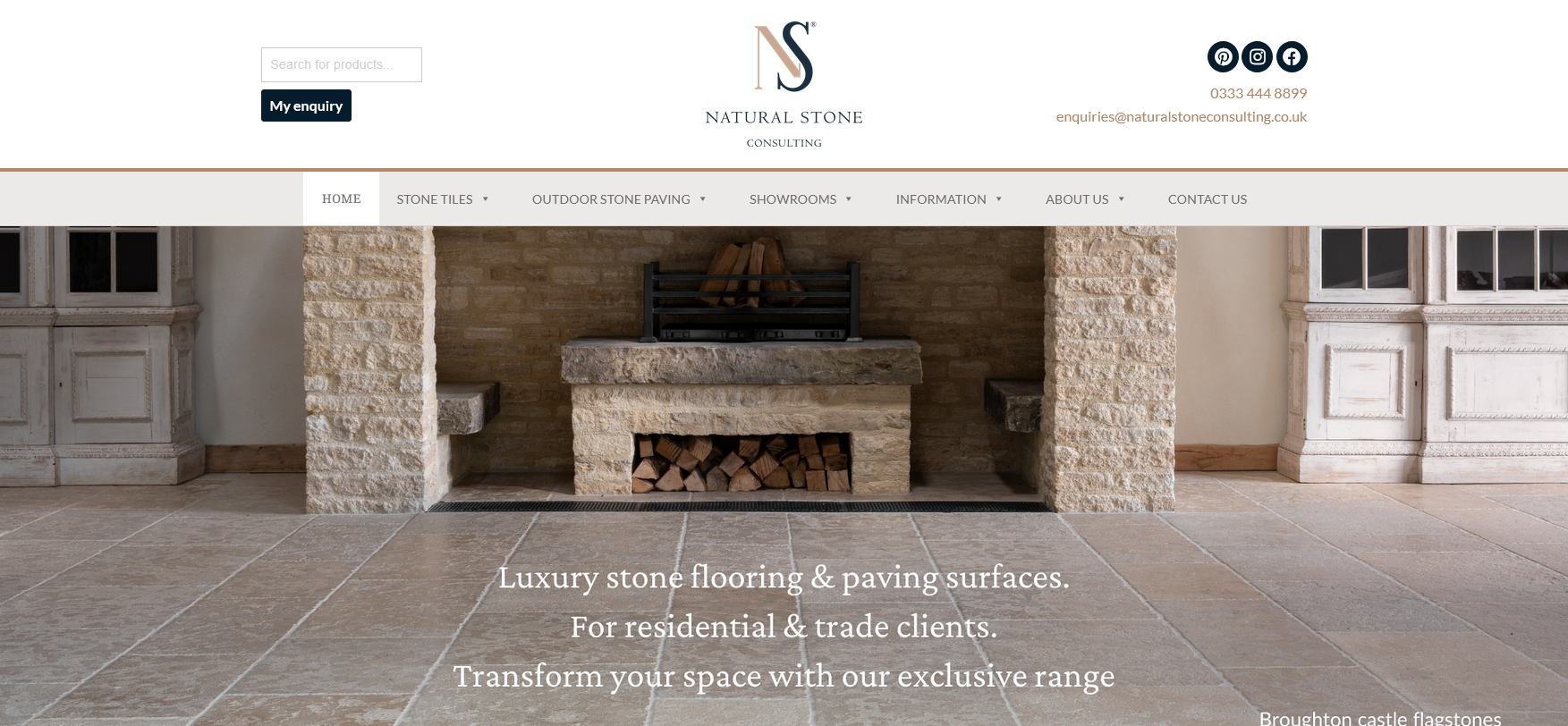 Natural Stone Consulting Website Screenshot 001