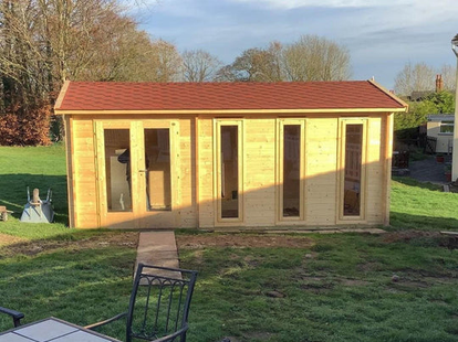 Commercial Office Log Cabin in Lincolnshire
