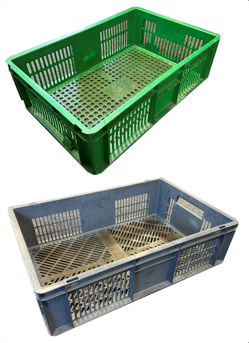 USED 32 Litre Heavy Duty Ventilated Euro Stacking Boxes