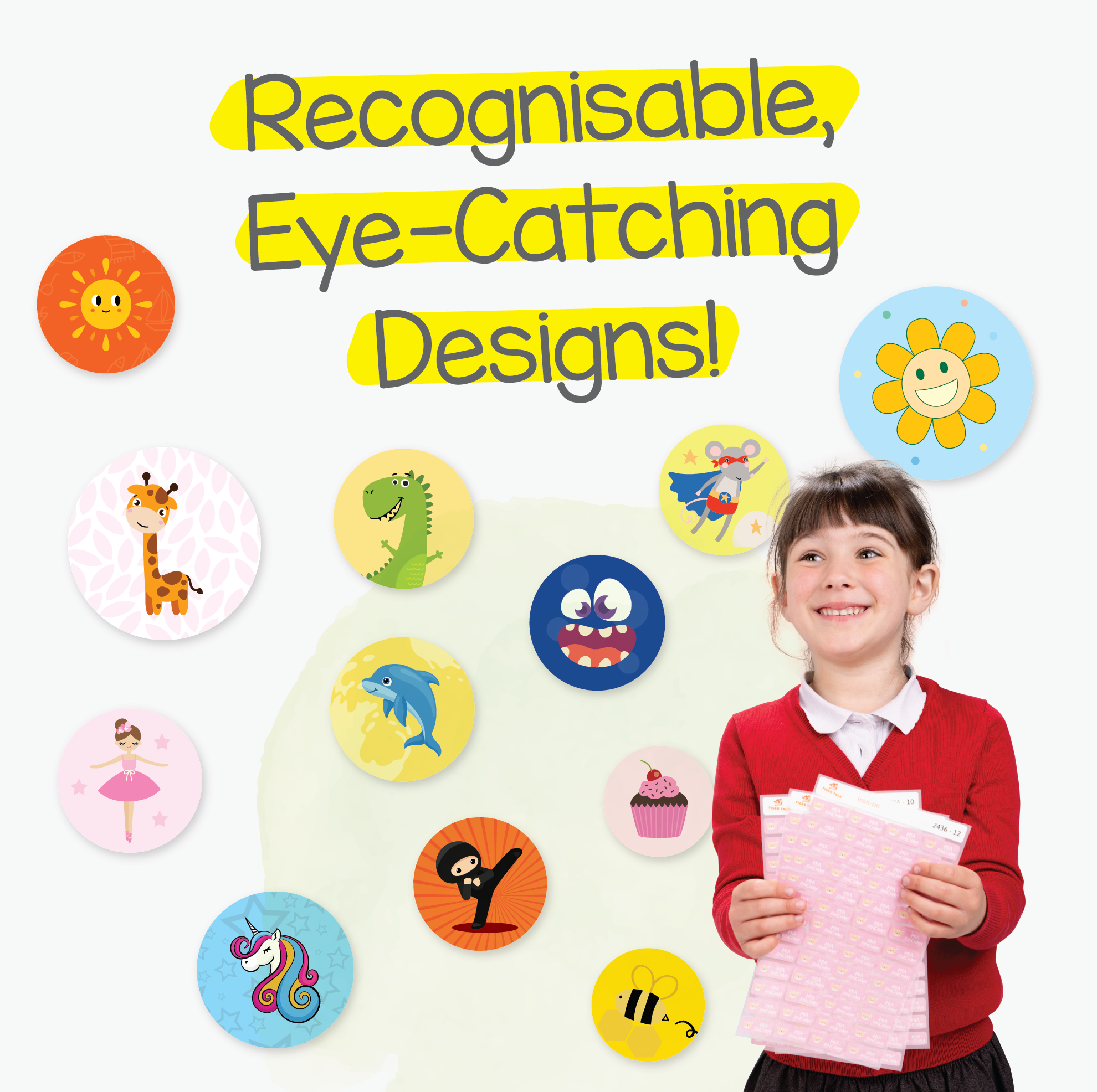 Name Labels and Tags for School Kids