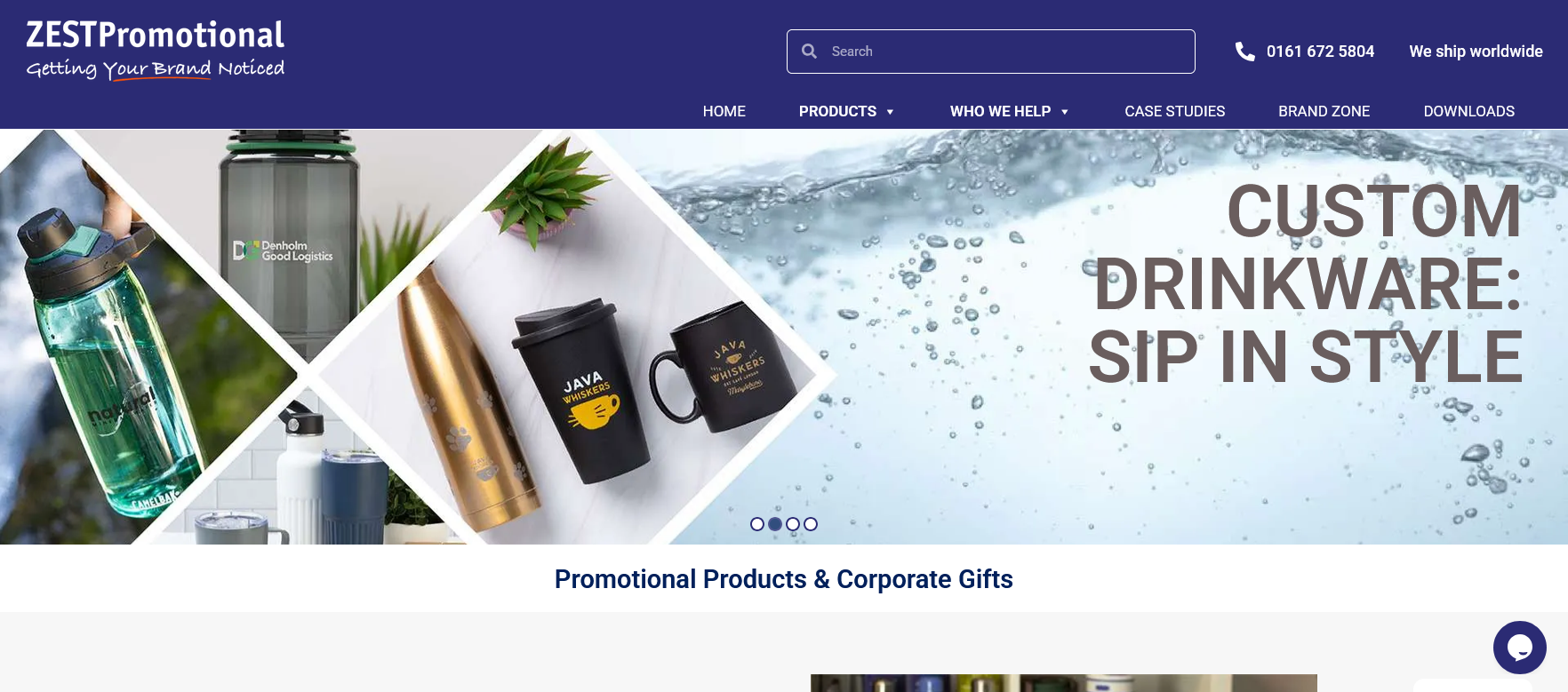 ZEST Promotional Website Screenshot 001