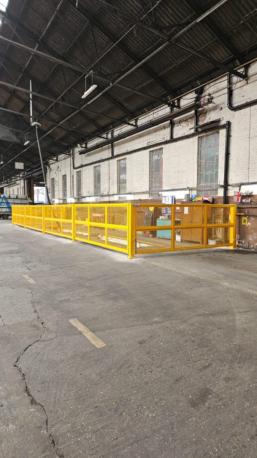 Security fencing and gate