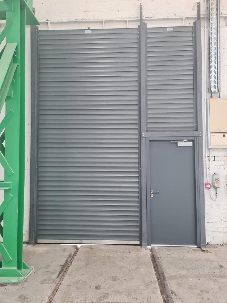 Insulated roller shutter and steel door