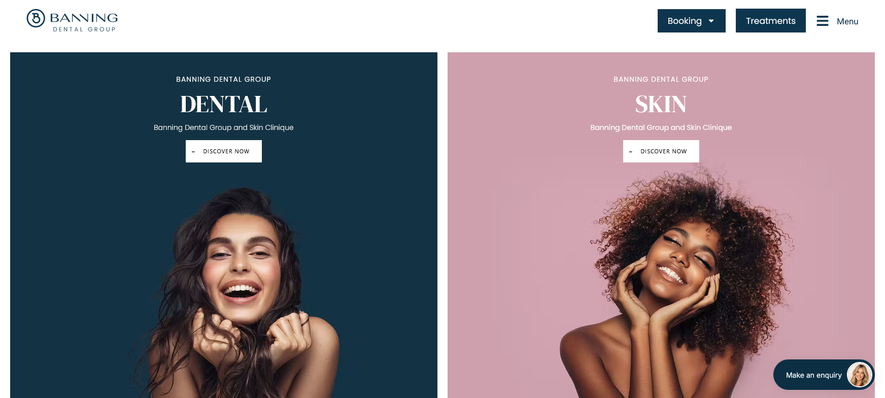 Banning Dental Group Website Screenshot 001