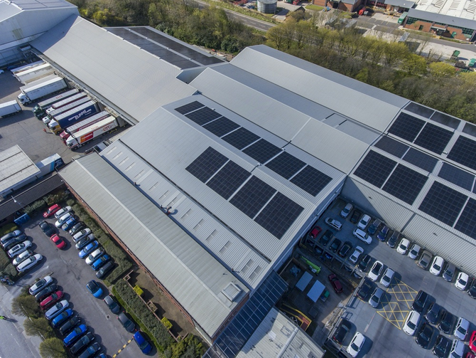 Industrial solar panels & roofing