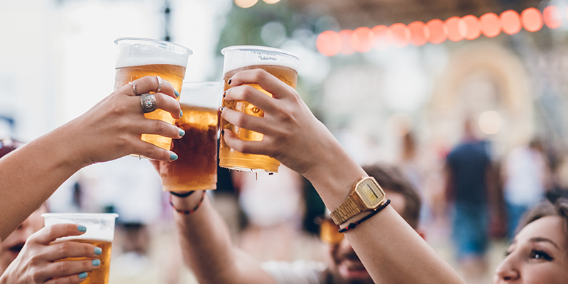 Oasis fans to sink enough beer to fill 609,000 bucket hats this summer!