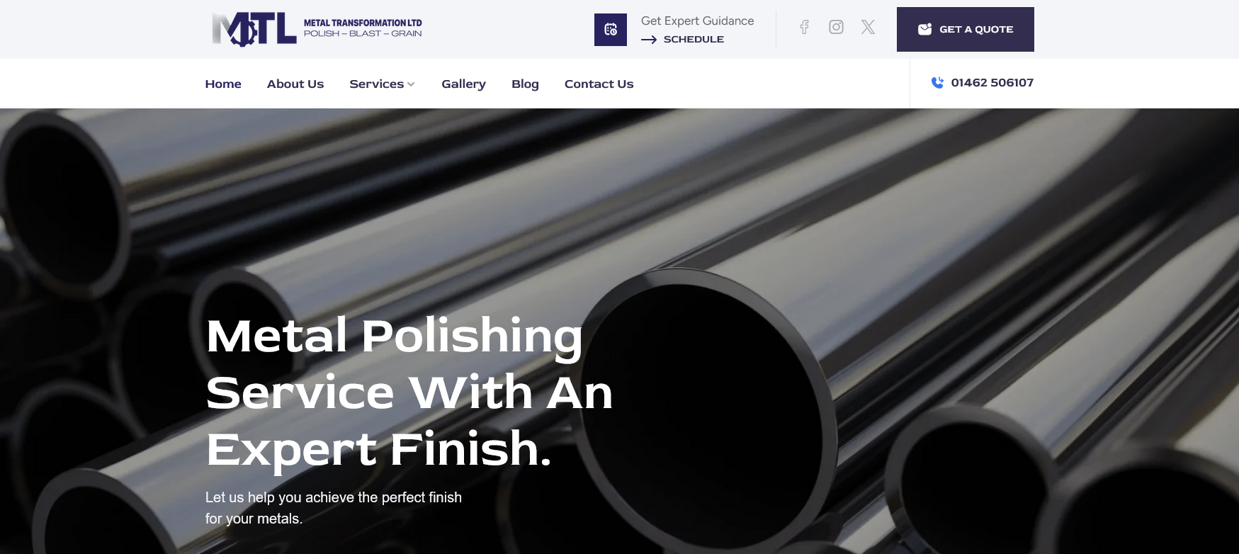 Metal Transformation Ltd Website Screenshot 001