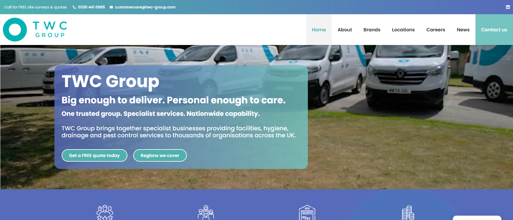 TWC Group Website Screenshot 001