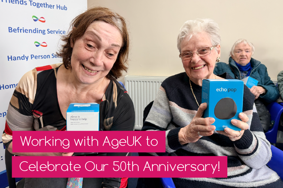 Avoira marks 50th Birthday by teaming up with Age UK Bury to tackle isolation and exclusion