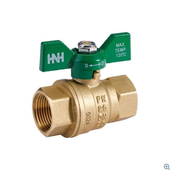 Hattersley Fig 100TH PN25 Ball Valve - T-Handle