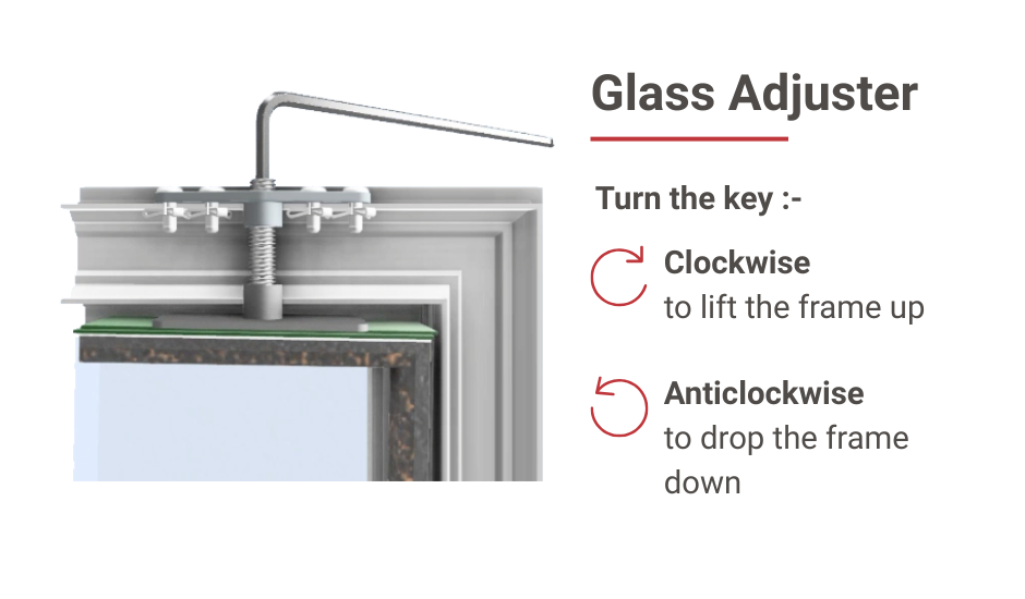 Glass Adjuster Now Available on DRS Bifold Doors
